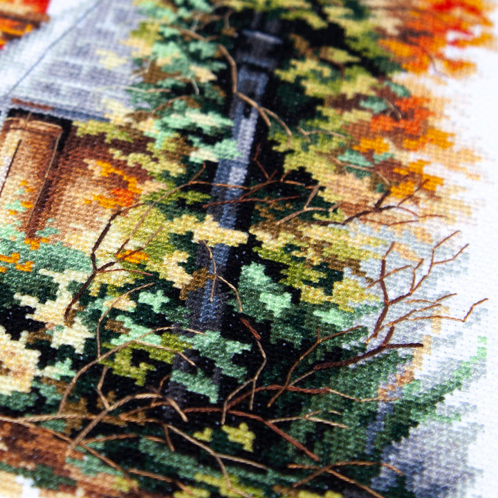 Quiet September Counted Cross Stitch Kit by Magic Needle 70-41