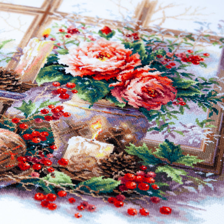 The Luxury of Winter Evenings Counted Cross Stitch Kit by Magic Needle 70-46