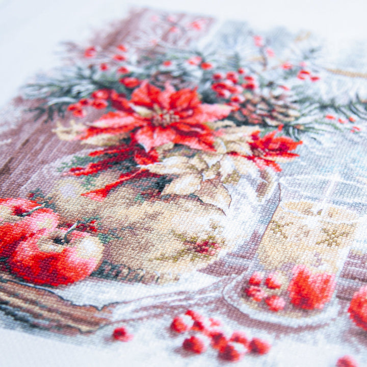 A Candle Was Burning Counted Cross Stitch Kit by Magic Needle 70-50