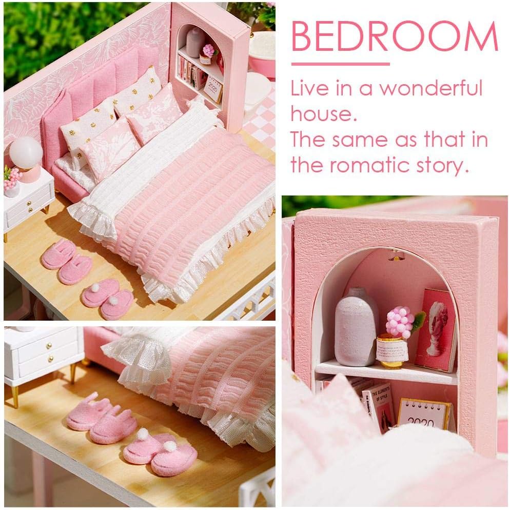 Miniature Wizardi Roombox Kit - Romantic Story Dollhouse Kit