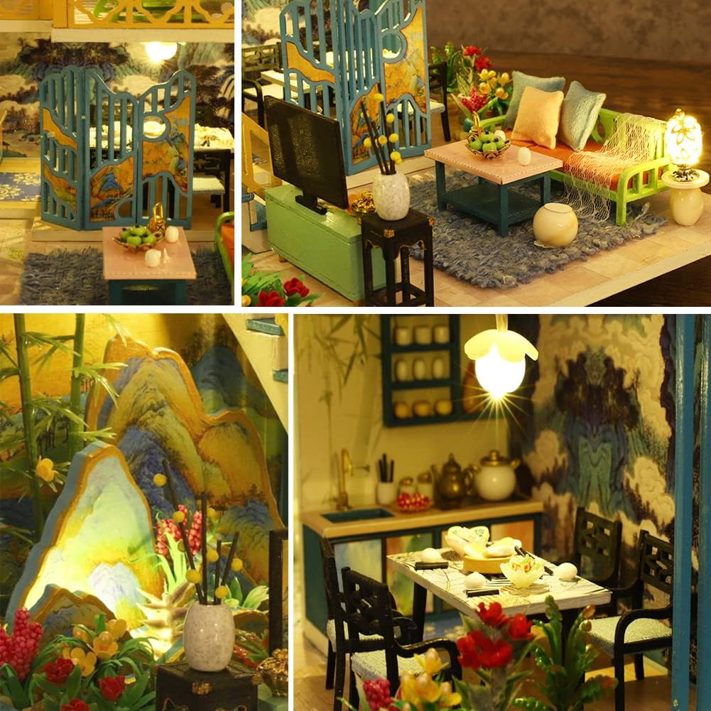 Miniature Wizardi Roombox Kit - Japanese Decoration Dollhouse Kit