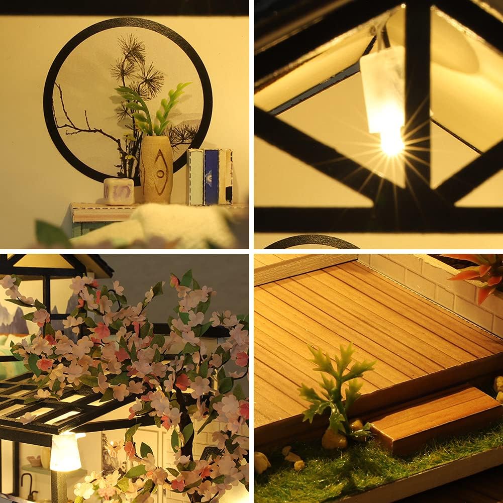 Miniature Wizardi Roombox Kit - Japanese Villa Dollhouse Kit