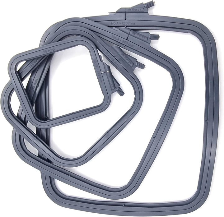 Plastic Square Hoop by Nurge 170-14 Anthracite