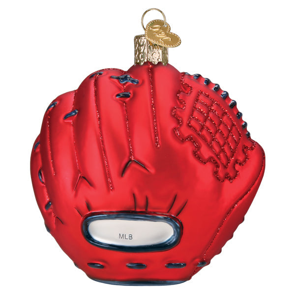 Red Sox Baseball Mitt Ornament