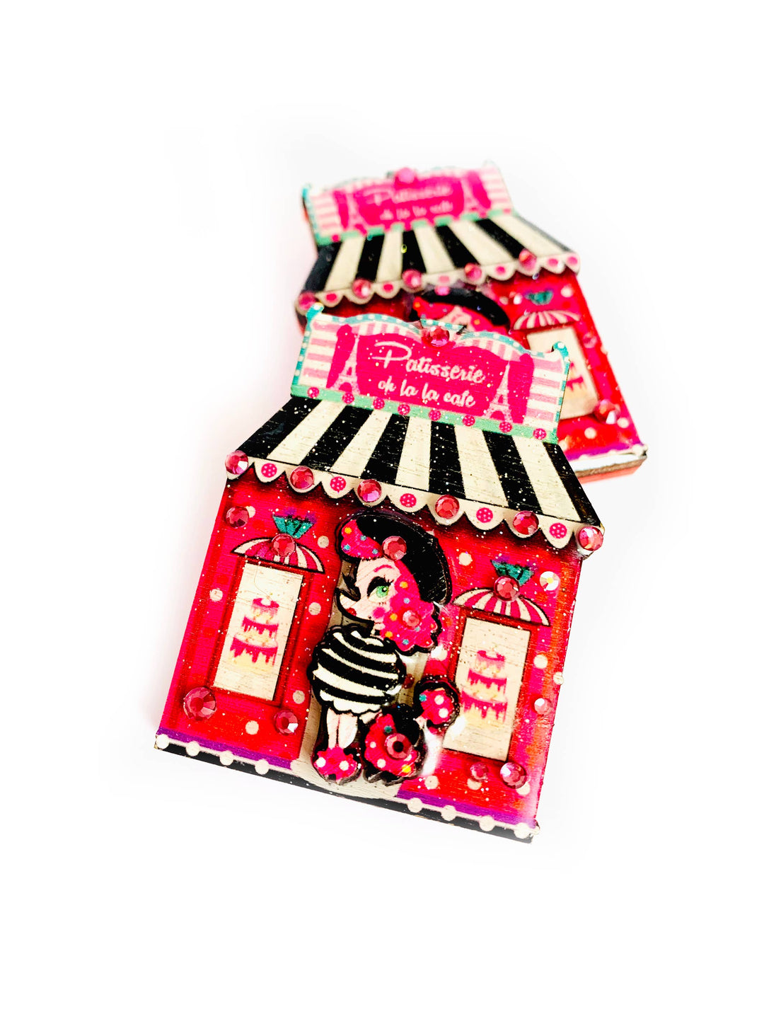 LuLu the Poodle Pattiserie Brooch by Rosie Rose Parker