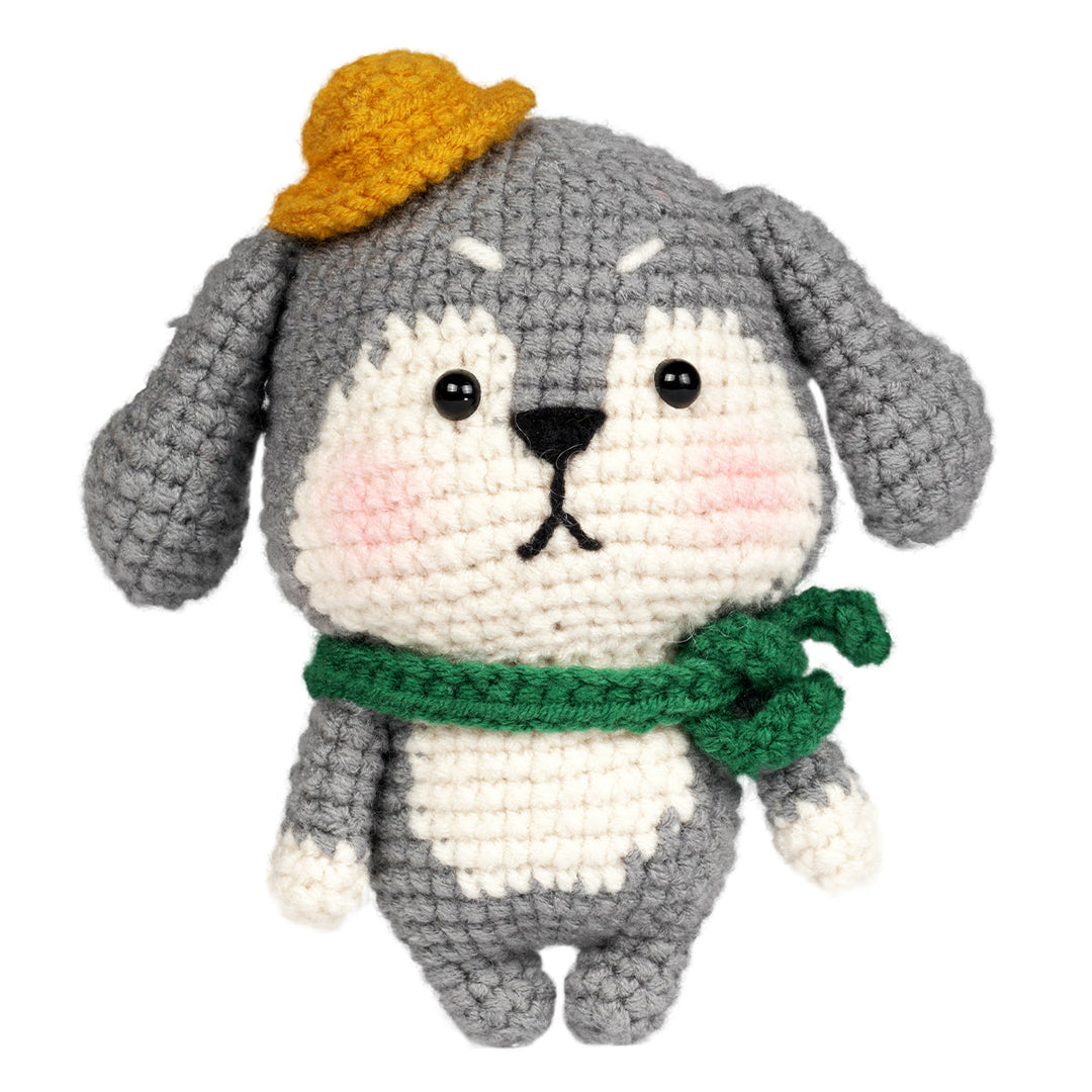 Dog Amigurumi DIY Crochet Kit Wizardi F07N8-M50