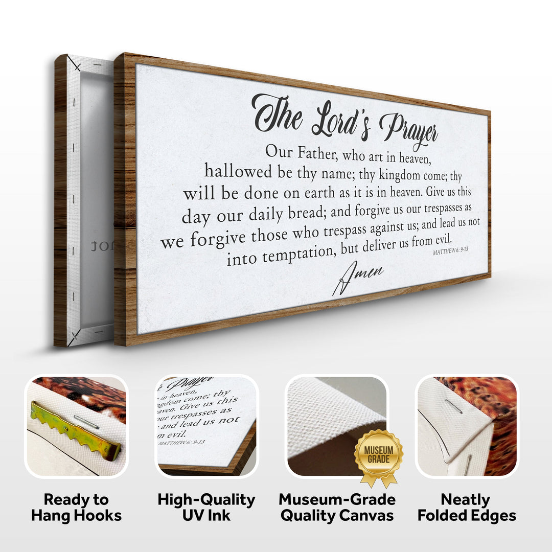 The Lord's Prayer Faith Sign II