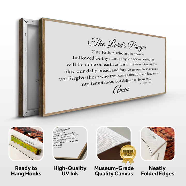 The Lord's Prayer Faith Sign