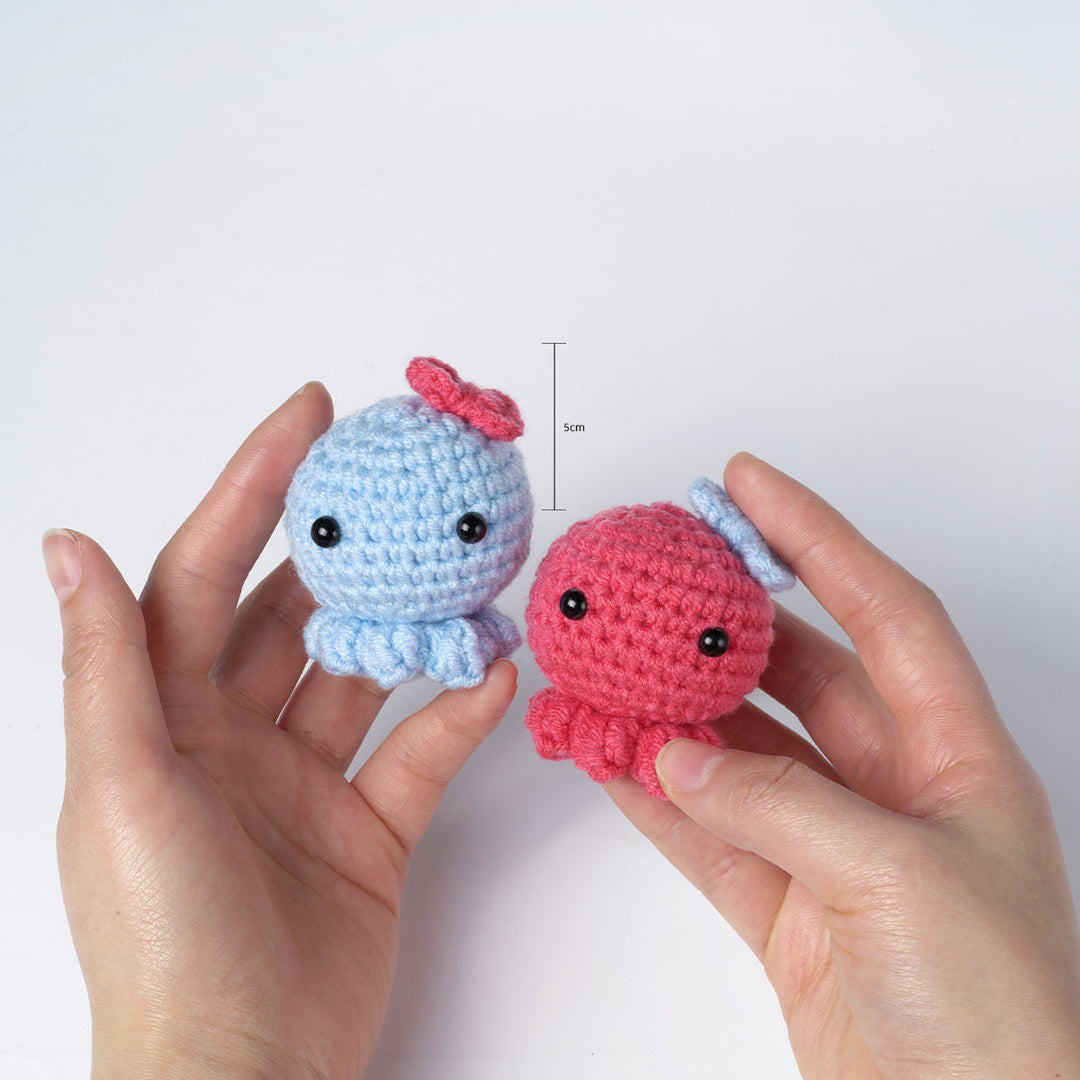 Octopuses Amigurumi DIY Crochet Kit Wizardi F07N8-M47