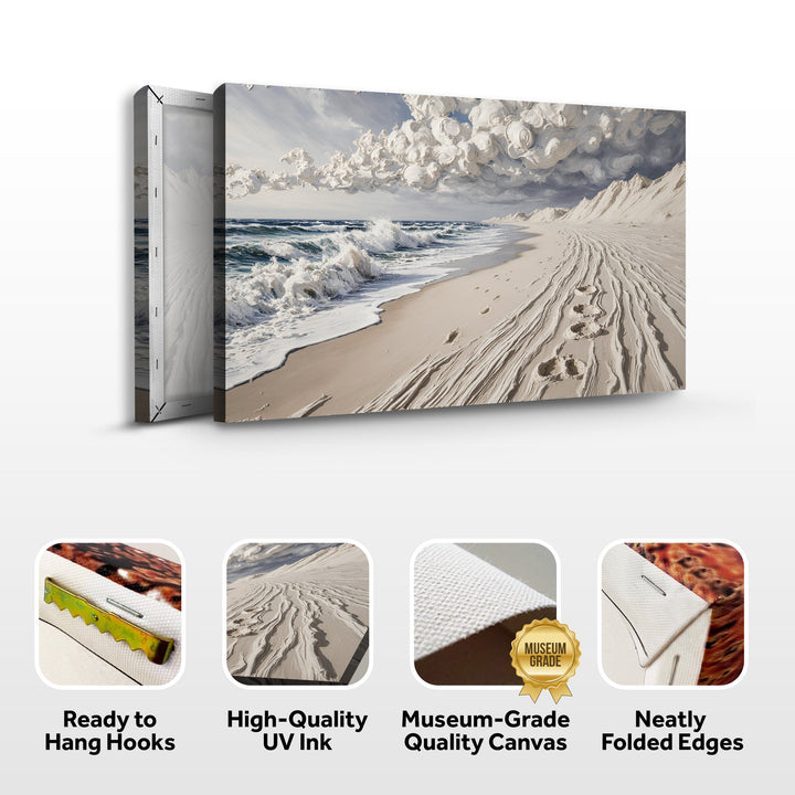 Footprints in the Sand Wall Art
