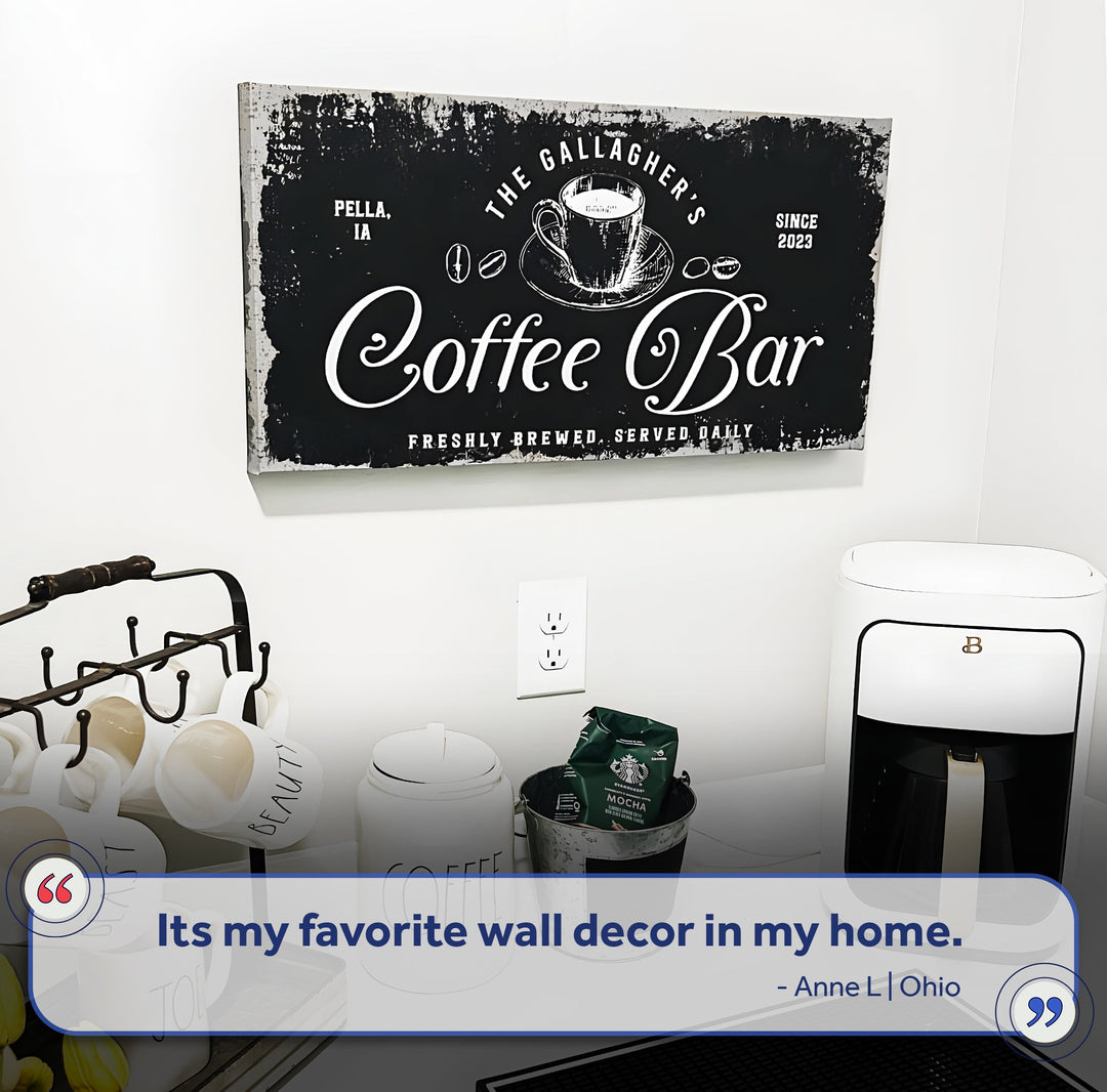 Coffee Bar Sign V