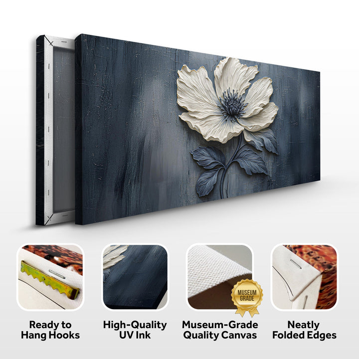 Floral Clay Relief Wall Art