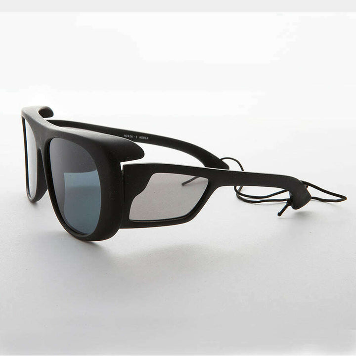 80s Polarized Glass Lens Sporty Vintage Fishing Sunglass - Lerner