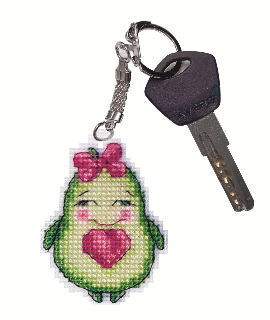 Avocado Pendant Counted Cross Stitch Kit by Alisena 8110A