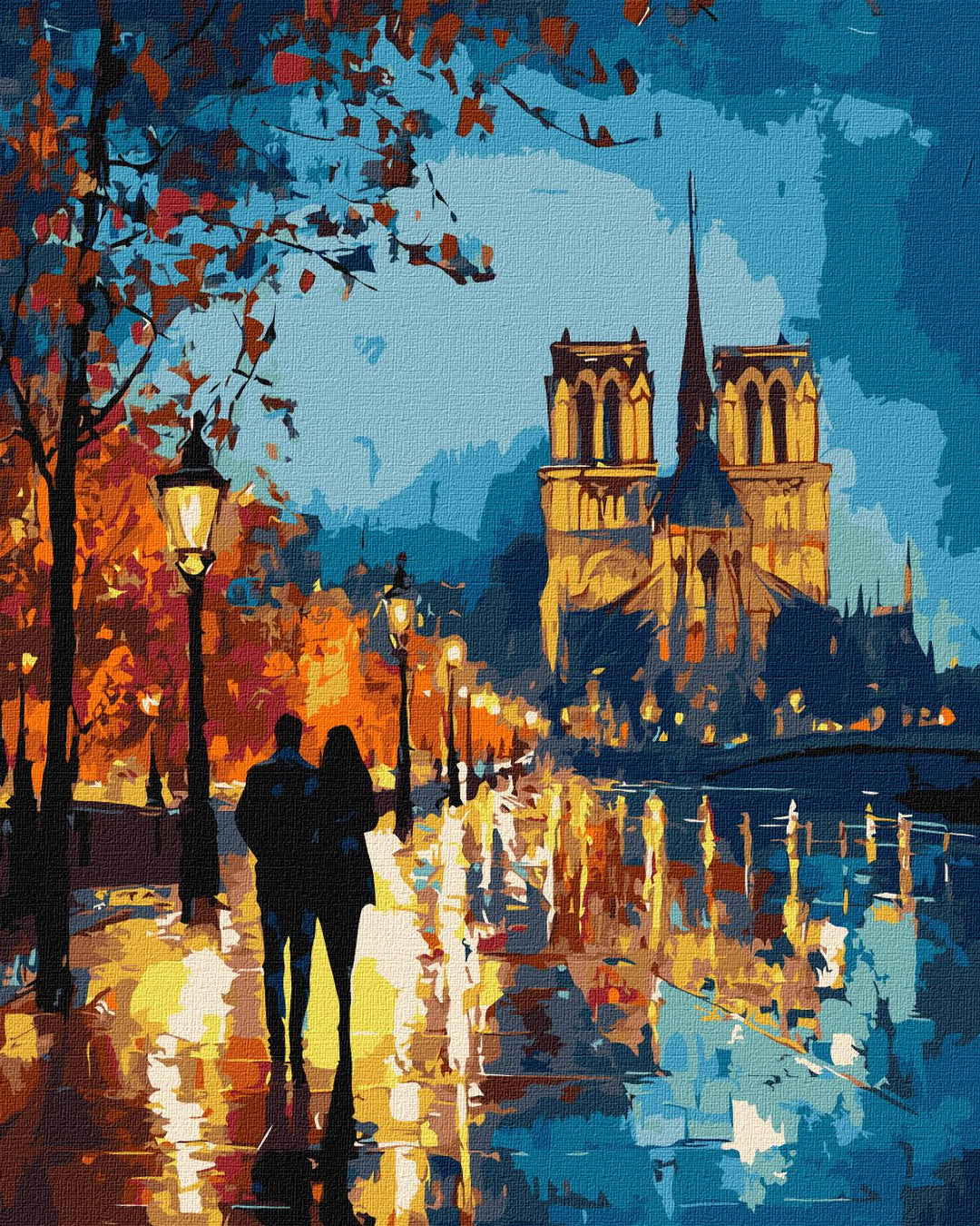 Painting by Numbers kit  A walk at night KHO8480