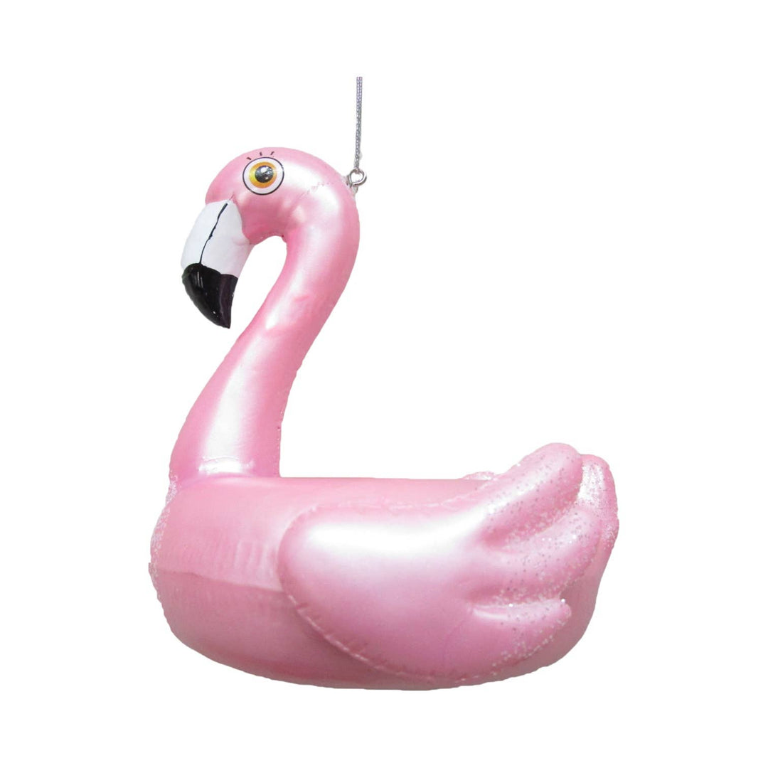 Pink Flamingo Float Ornament
