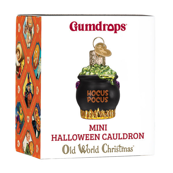 Mini Halloween Cauldron Ornament