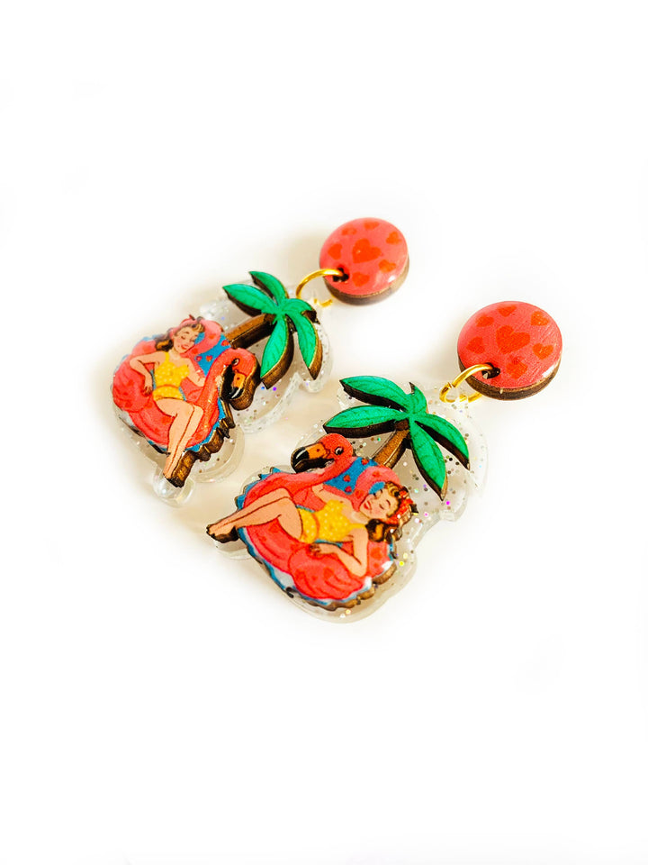 Frankie Tropicana Earrings by Rosie Rose Parker