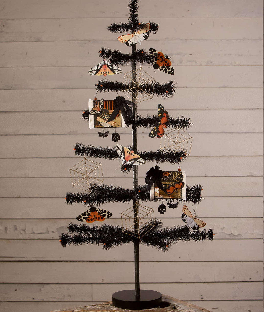 Halloween Moth Eclipse Ornaments Set of 4 LAST CHANCE!