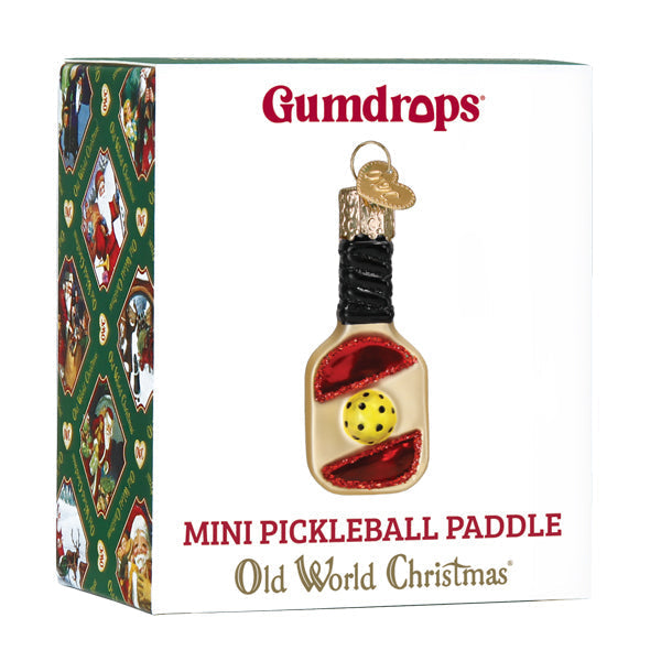 Mini Pickleball Paddle Ornament