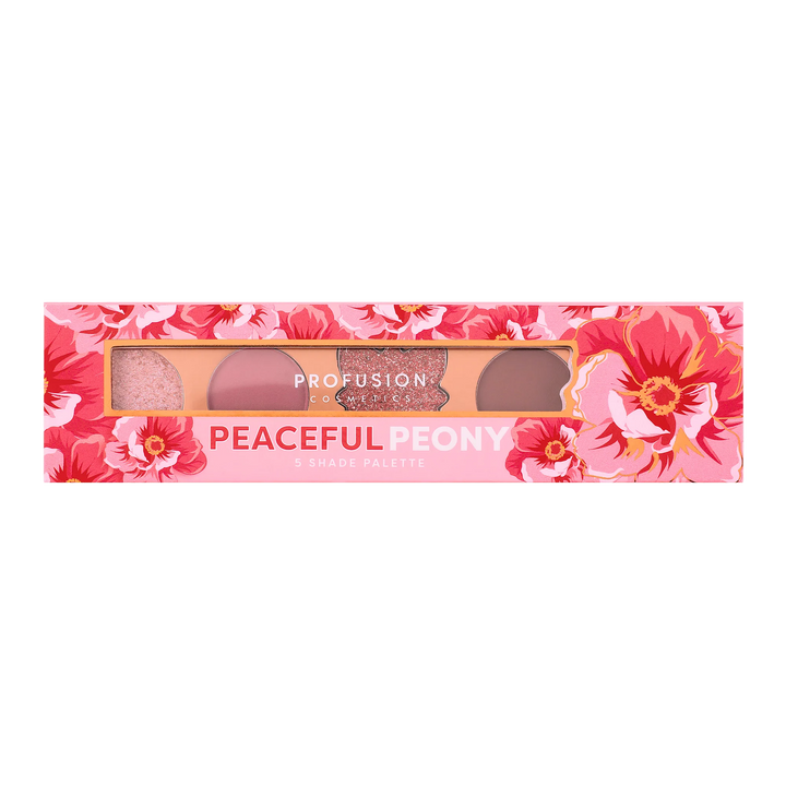 Blooming Hues 5 shade palette