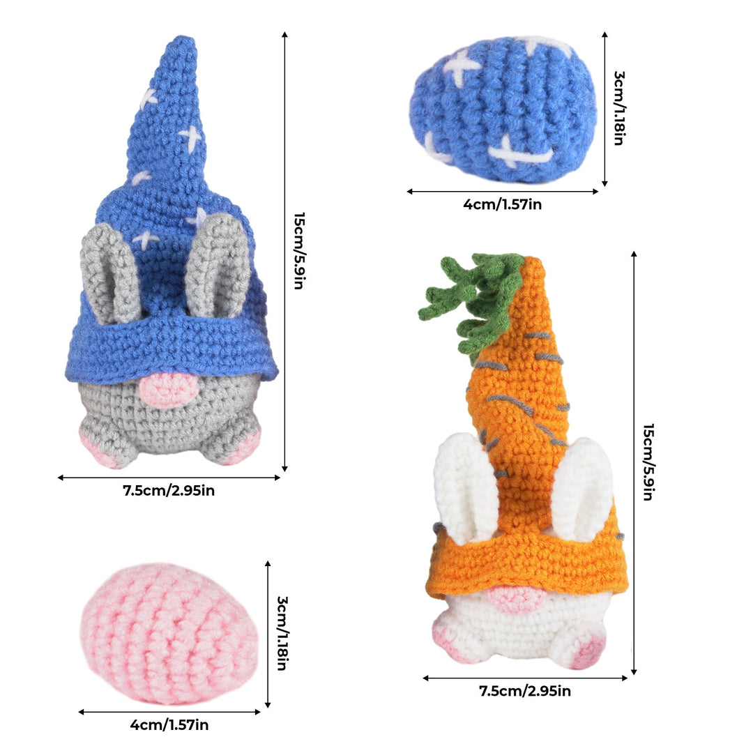 Rabbits Amigurumi DIY Crochet Kit Wizardi F07N8-M144