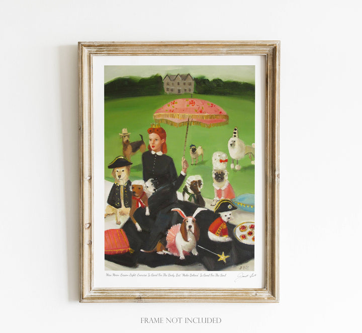 Miss Moon Lesson Eight - 8.5" X 11" Art Print