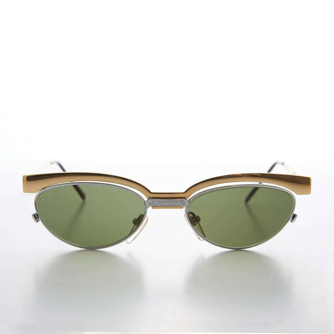 90s Floating Lens Cat Eye Vintage Sunglass - Trina 2