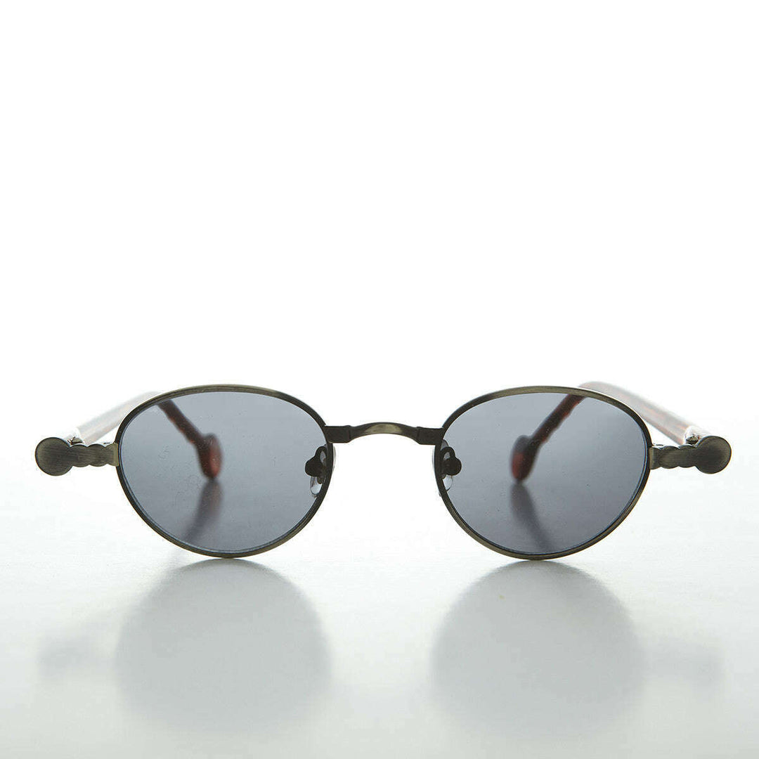 90s Metal Steampunk Victorian Wide Frame Vintage Sunglass - Gideon