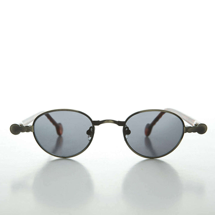 90s Metal Steampunk Victorian Wide Frame Vintage Sunglass - Gideon