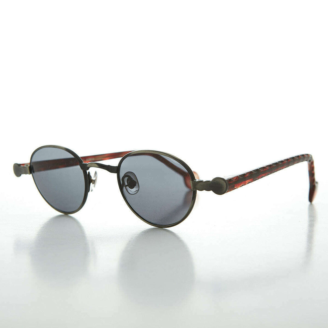 90s Metal Steampunk Victorian Wide Frame Vintage Sunglass - Gideon