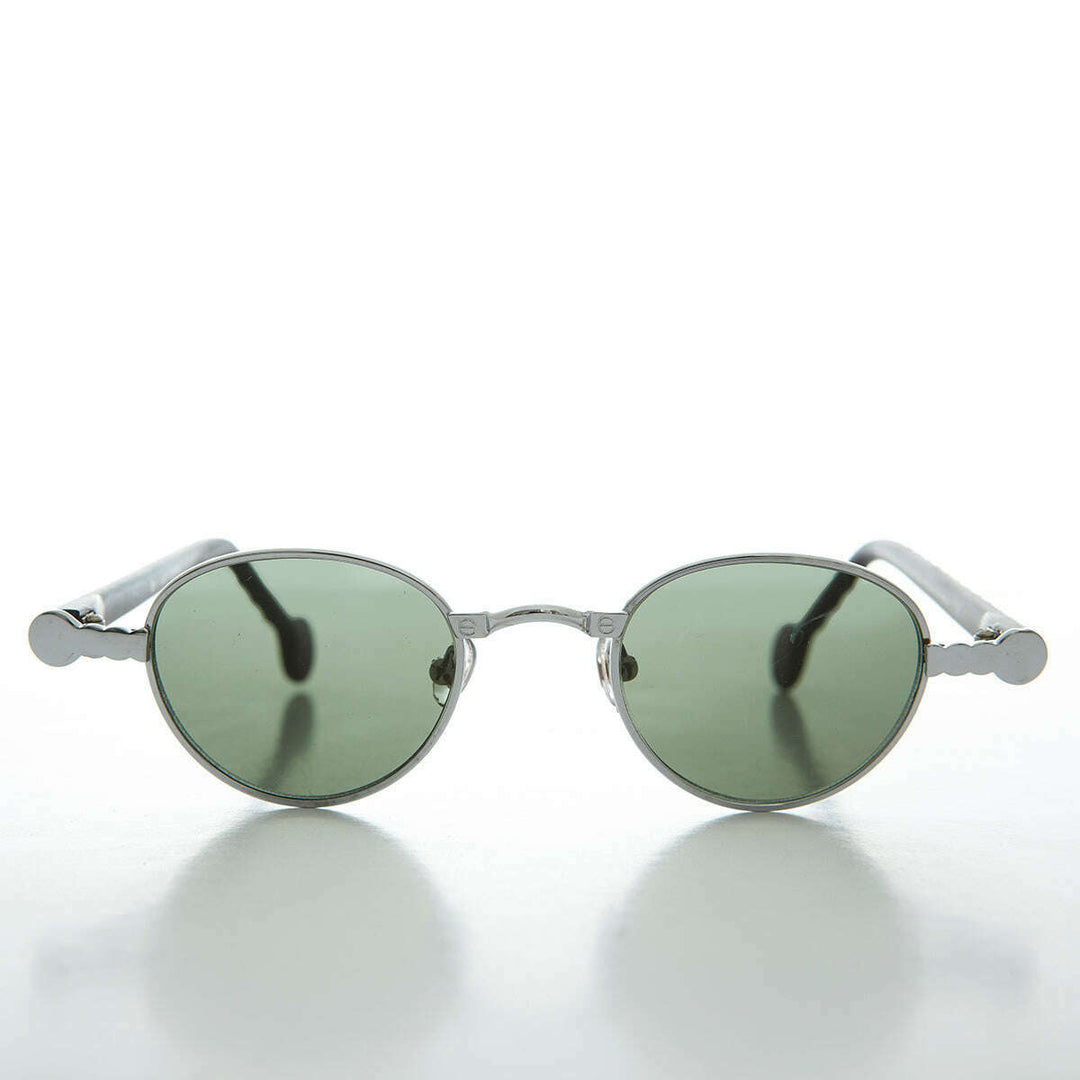 90s Metal Steampunk Victorian Wide Frame Vintage Sunglass - Gideon