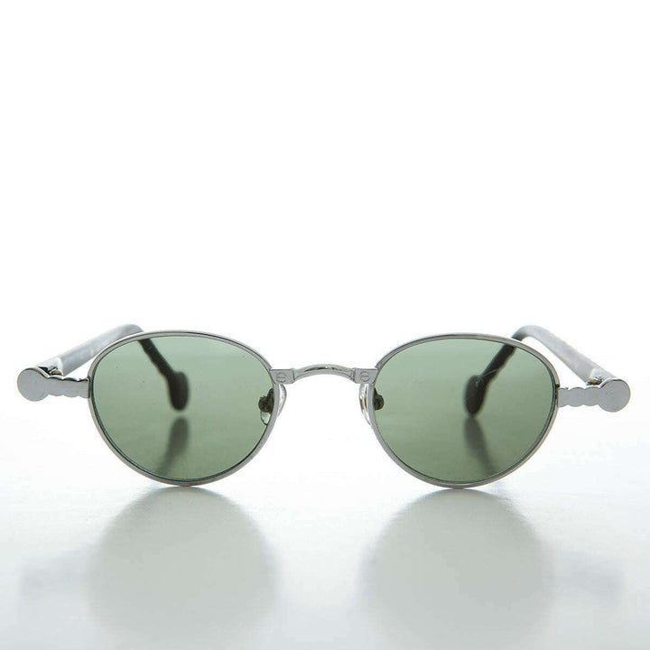90s Metal Steampunk Victorian Wide Frame Vintage Sunglass - Gideon