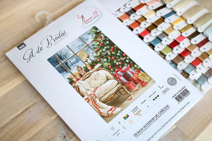 Christmas interior design B599L Counted Cross-Stitch Kit
