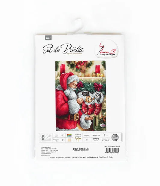 Santa Claus B602L Counted Cross-Stitch Kit