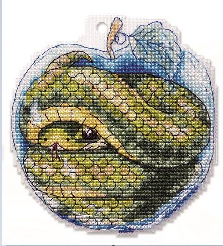 Snake  Counted cross stitch kit 8076A