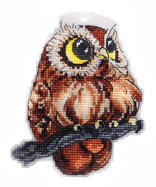 Owl Counted cross stitch kit 8026A