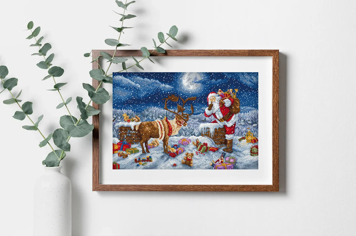 Silent Night Gift Counted Cross Stitch Kit by Letistitch L9958