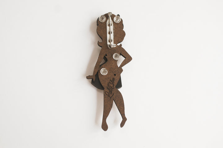Christmas Market Brooch by Laliblue