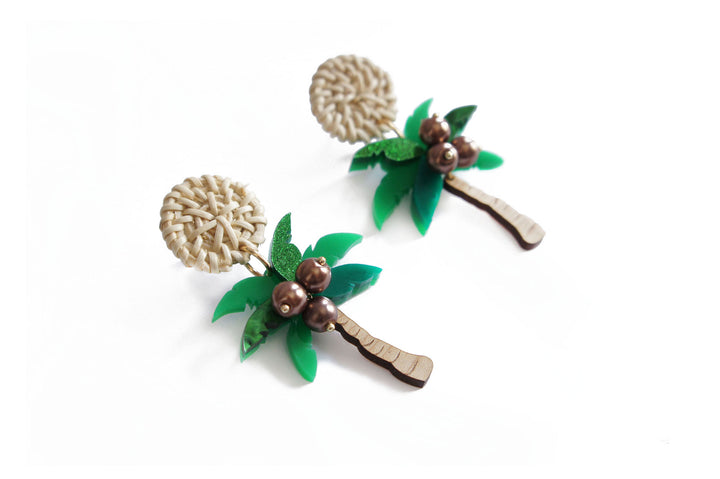 Palm Tree Earrings