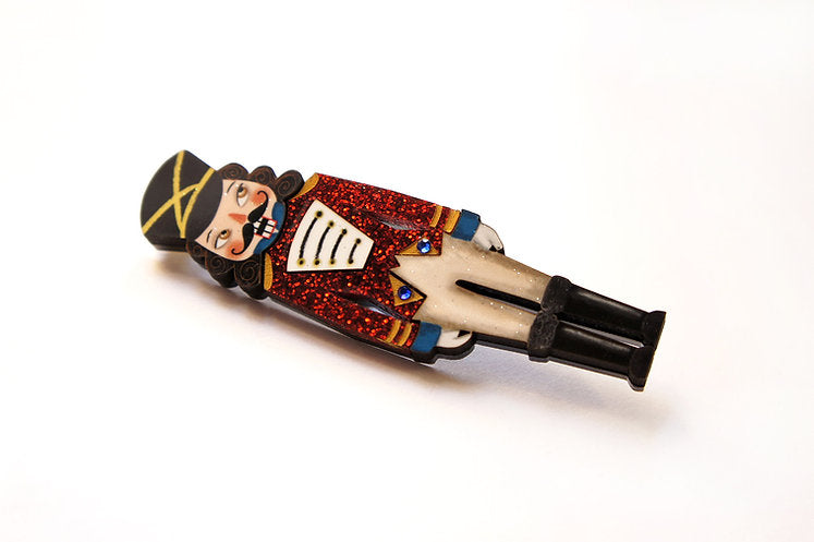 Nutcracker Soldier Brooch by Laliblue