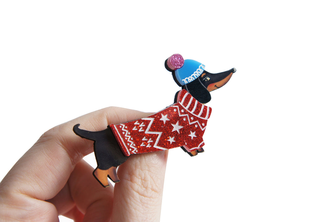 Dog Lover Brooch by Laliblue