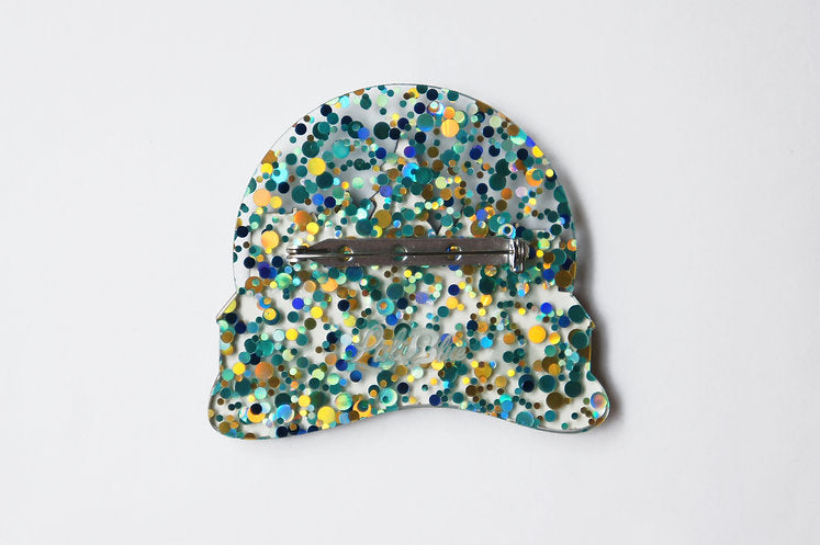 Christmas Market Brooch by Laliblue