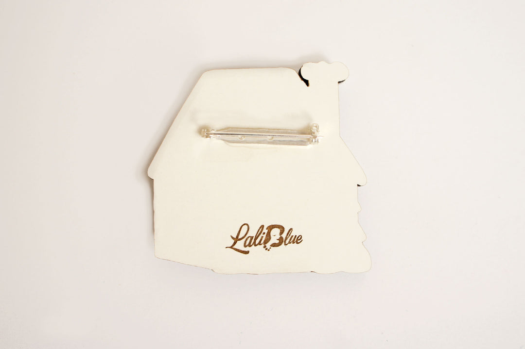 Gingerbread House Brooch by Laliblue