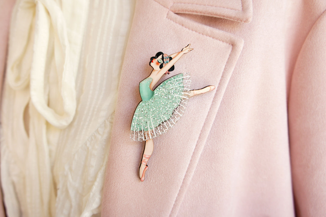 Classical Ballet Brooch by Laliblue