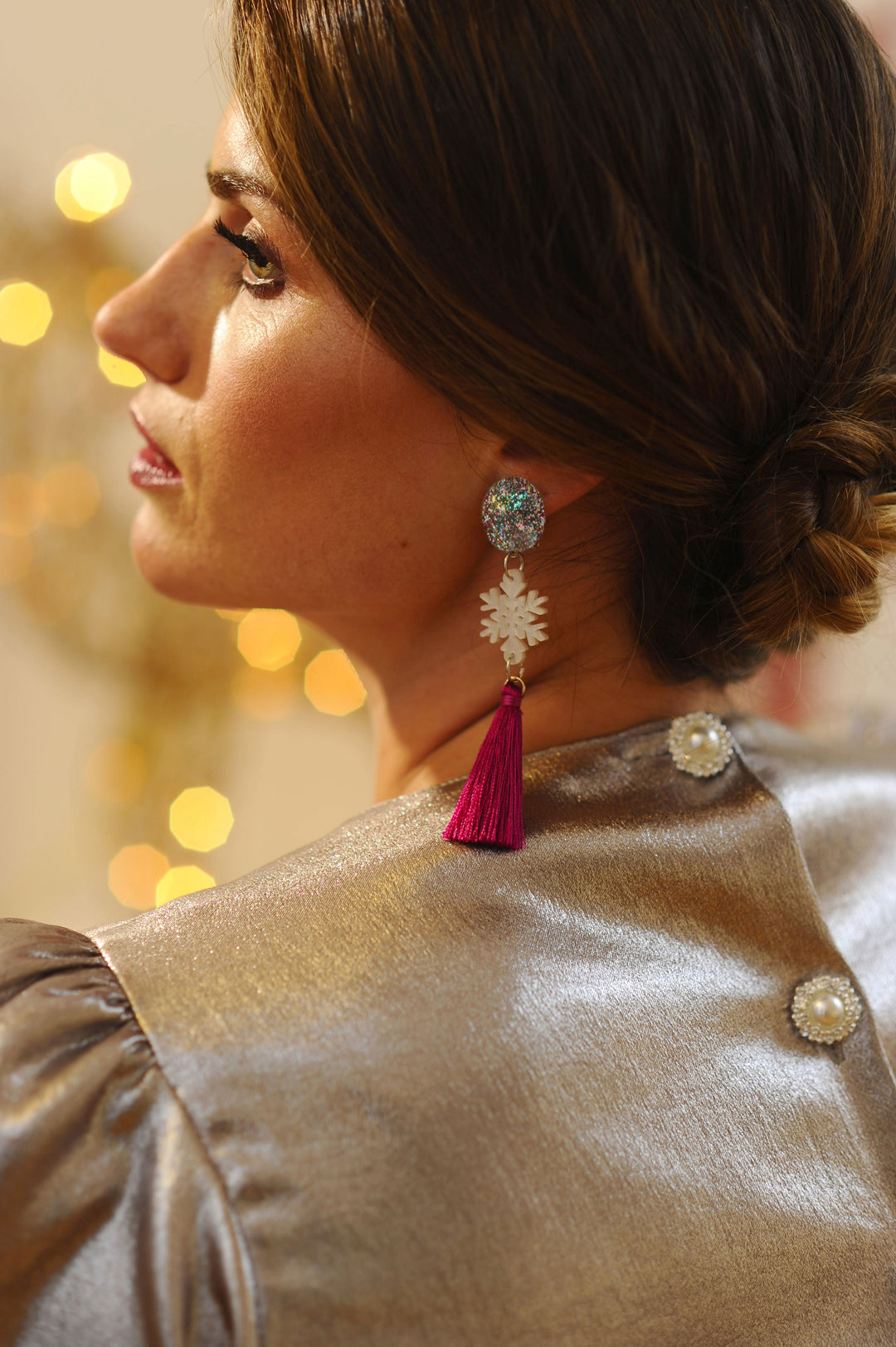 Snow Star Earrings