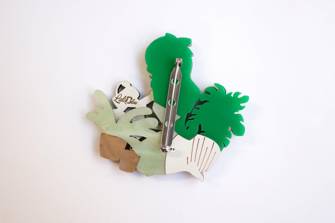 Gardener Girl Brooch by Laliblue, image 5