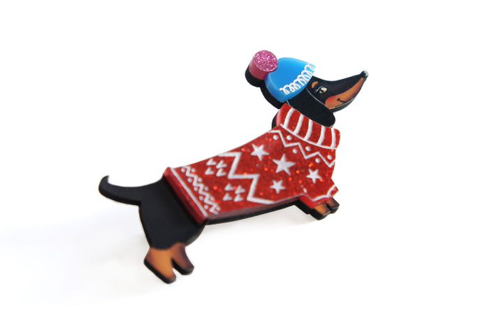 Dog Lover Brooch by Laliblue