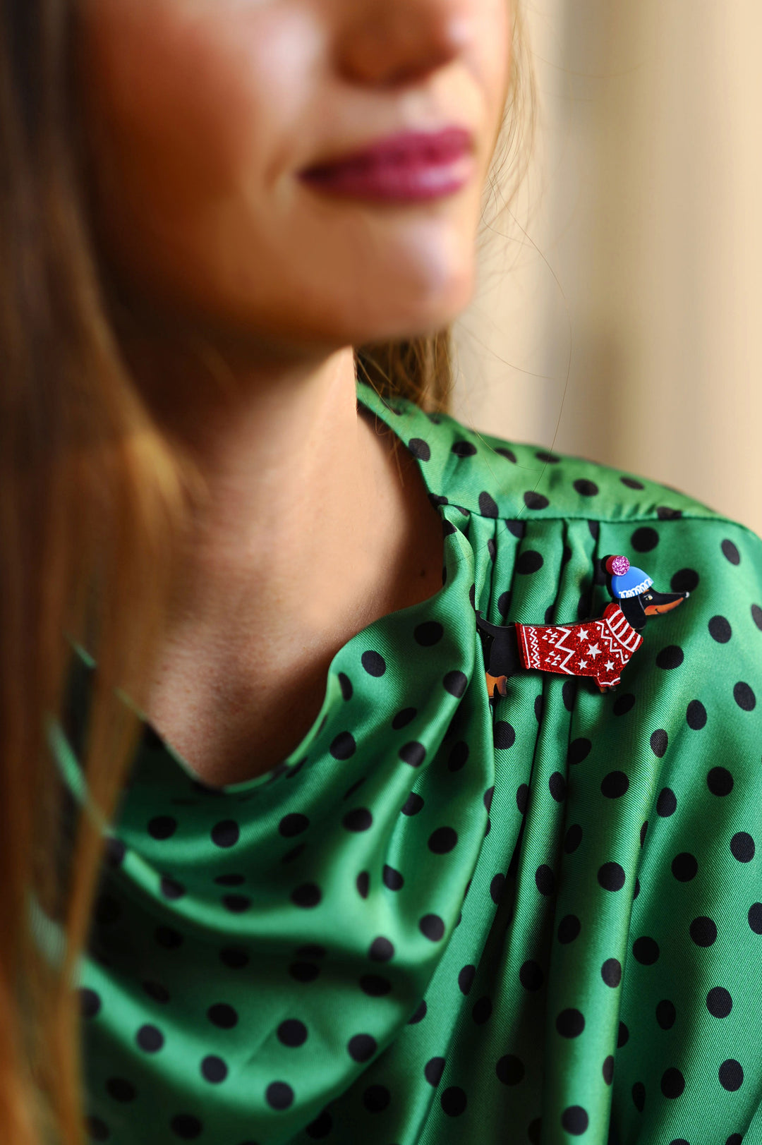 Dog Lover Brooch by Laliblue