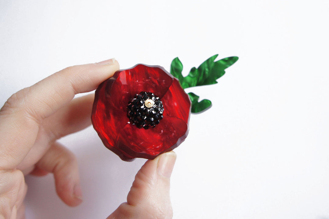 Poppy Brooch